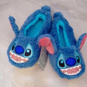 Disney Stitch Plush Slippers for Kids boys girls Blue US Sizes 11/12 , 13/1